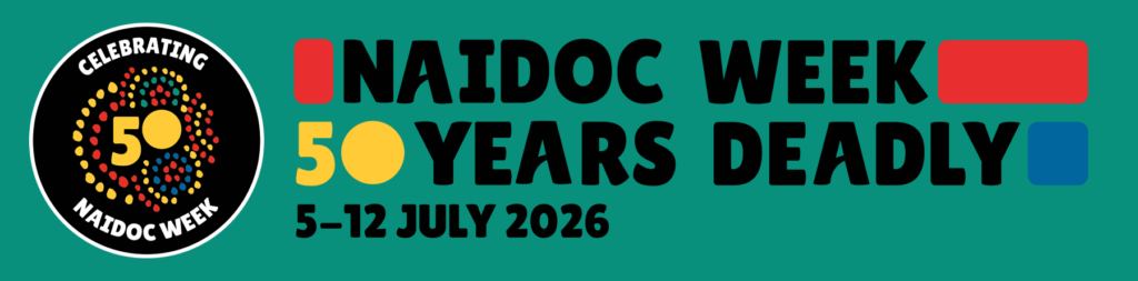 naidoc 2026 landscape teal